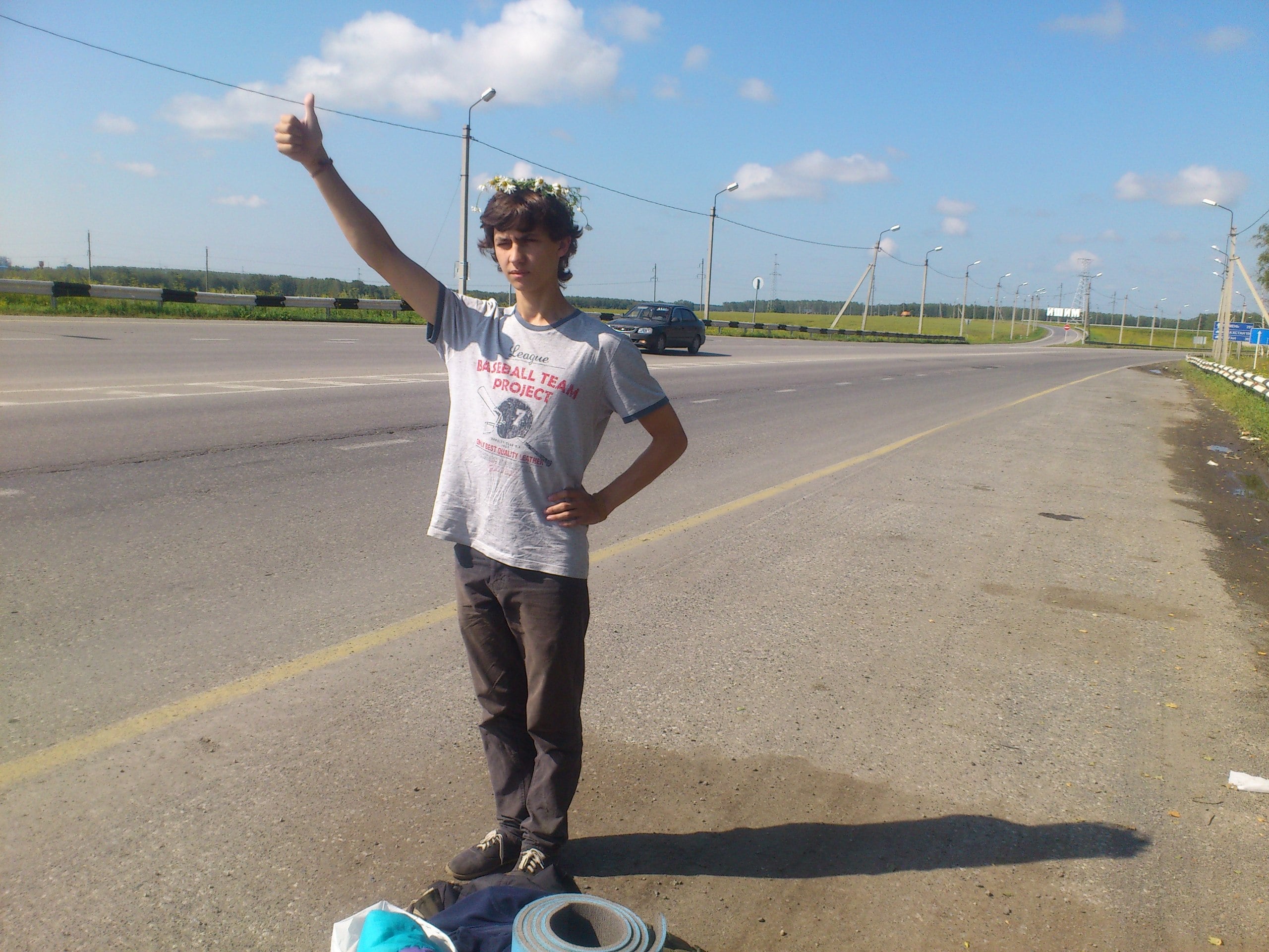 Hitchhiking across Russia during the summer